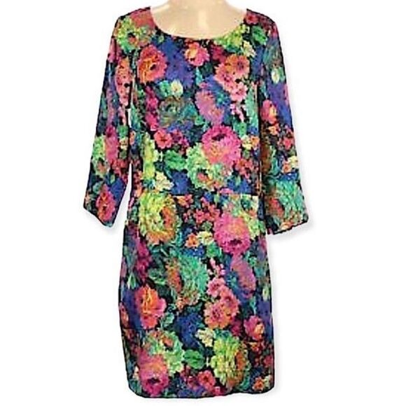 ANTHROPOLOGIE Dress HD IN PARIS Tropicalist Shift Size XS • BLOGGER FAVORITE • - Picture 6 of 13